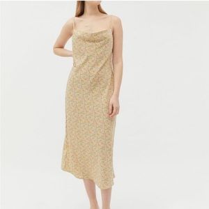 UO Trinity Cowl Neck MIDI Dress